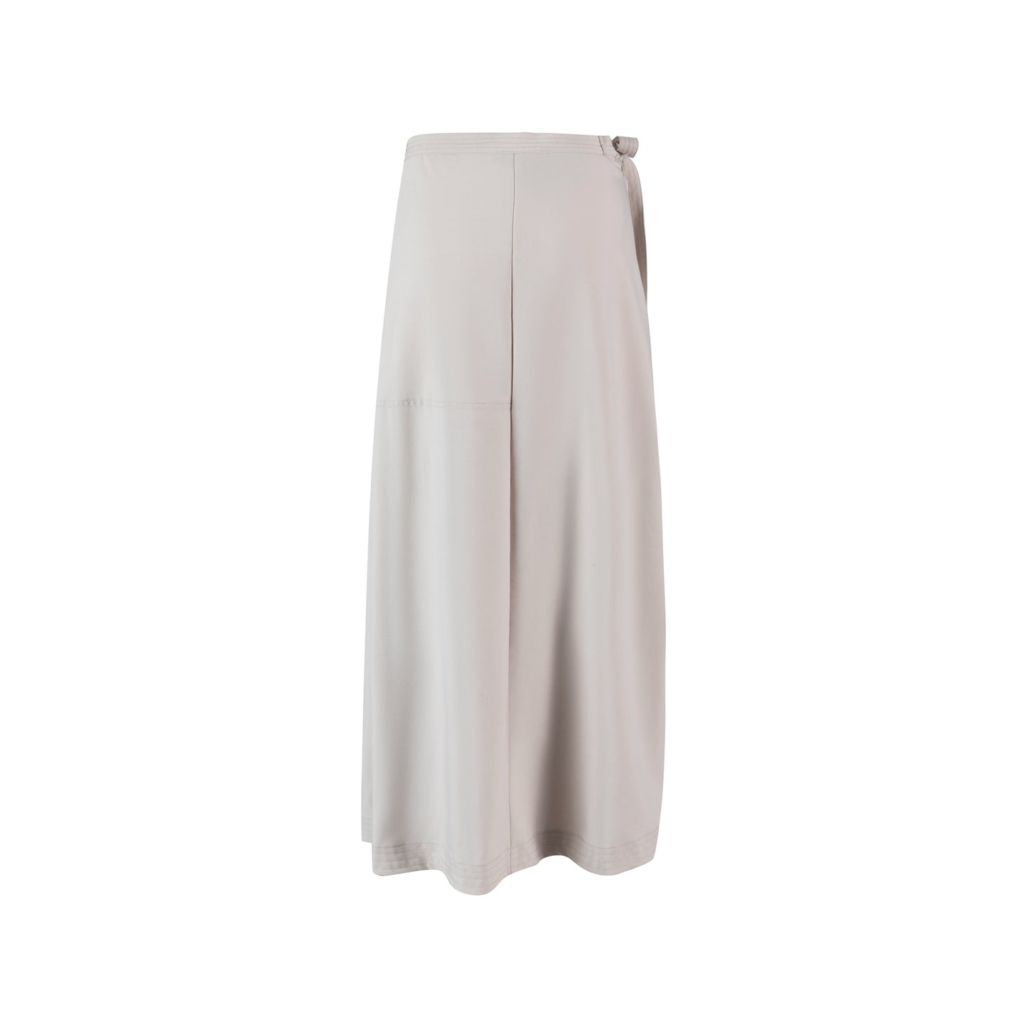 Tan Half Pleated Skirt