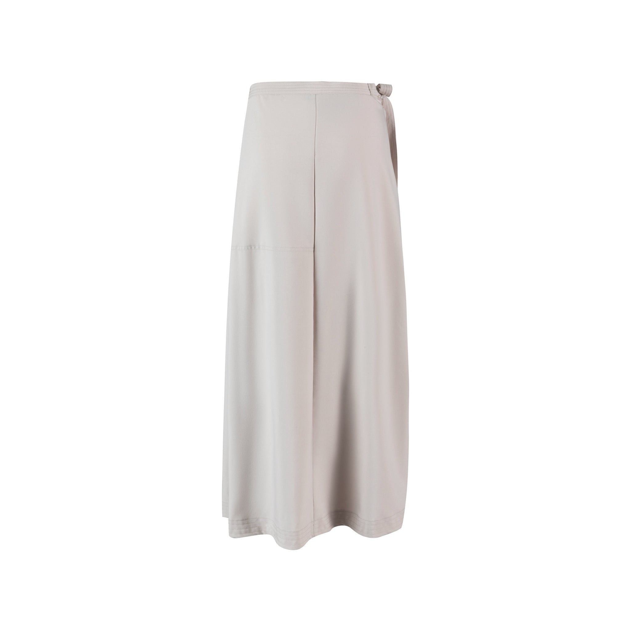 Tan Half Pleated Skirt
