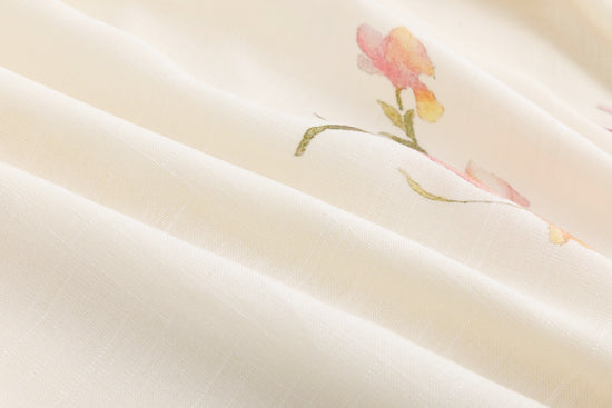Pastel Floral Box Pleat Skirt