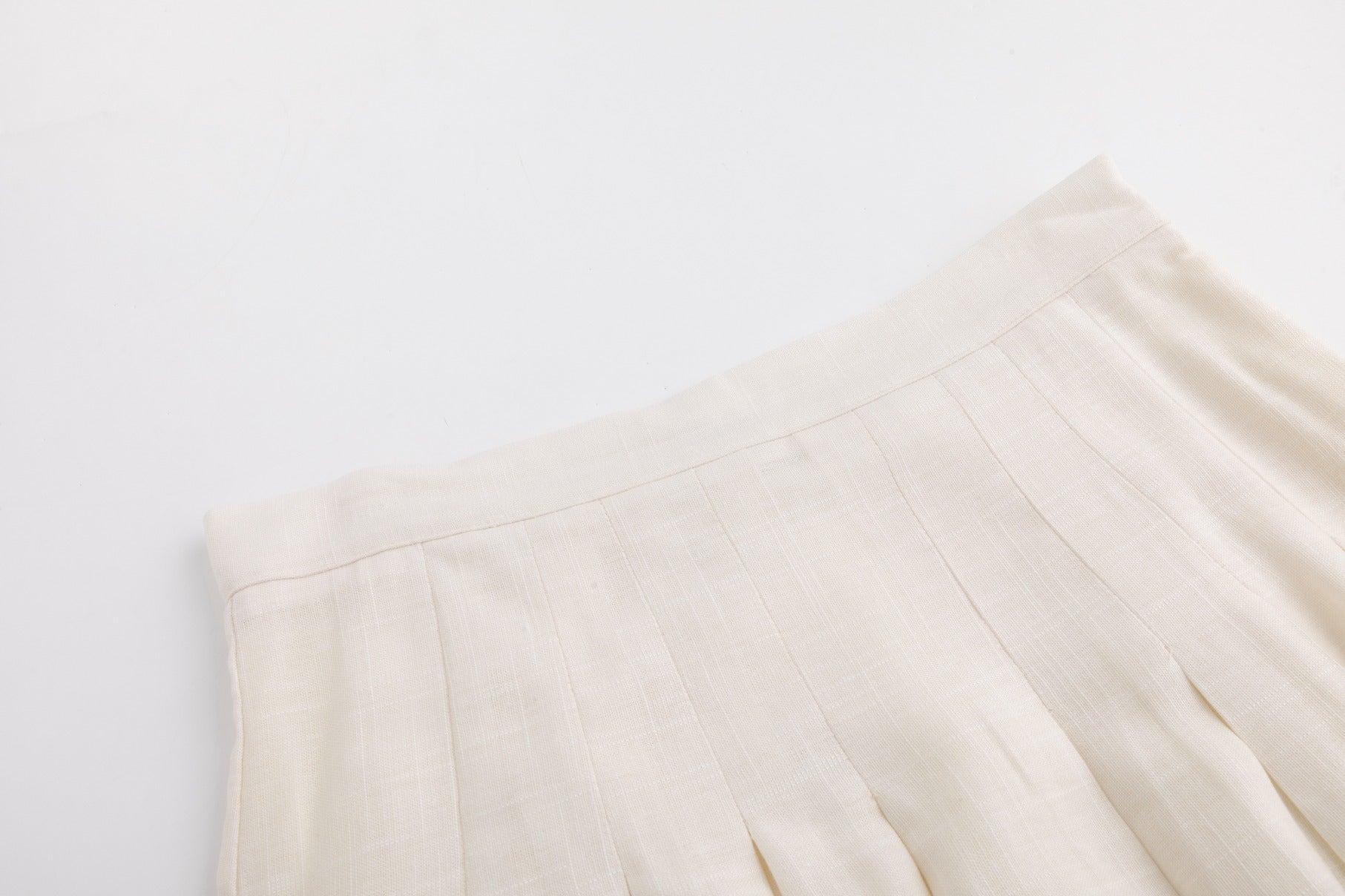 Pastel Floral Box Pleat Skirt