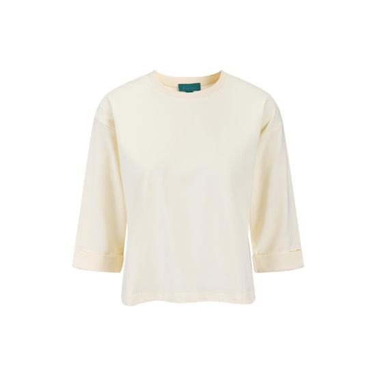 Simple Box Tee - Cream