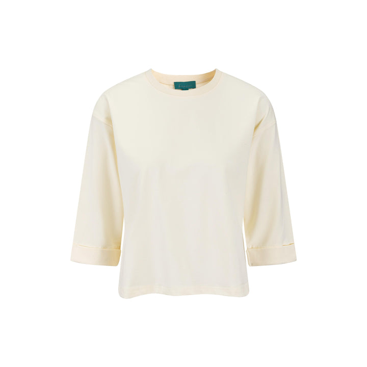 Simple Box Tee - Cream