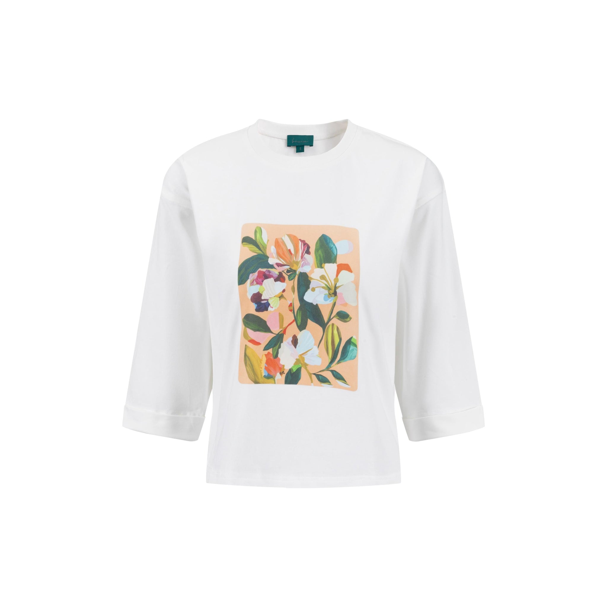Graphic Box Tee - Cream