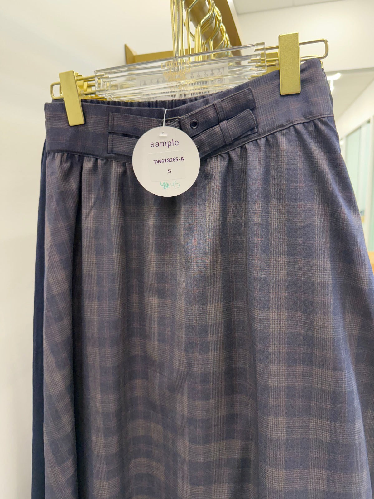 Plaid Skirt - TW61826S-A