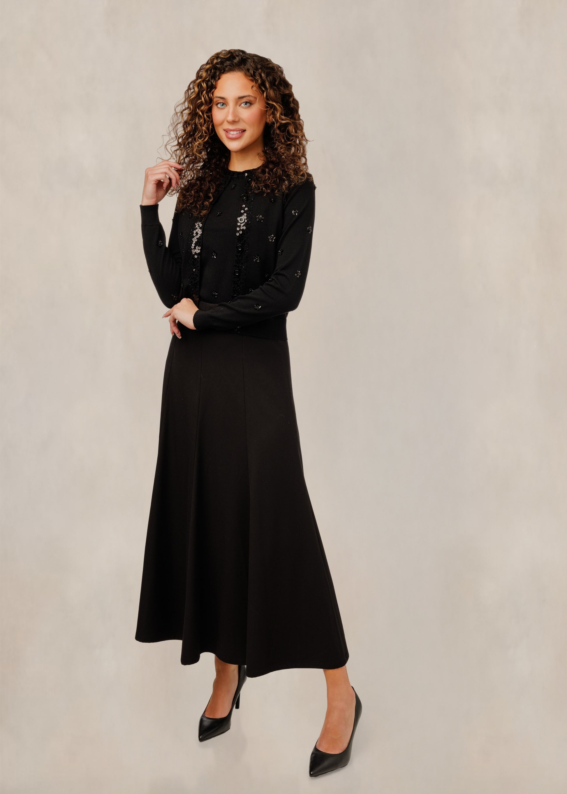 Midi Skirt - Black
