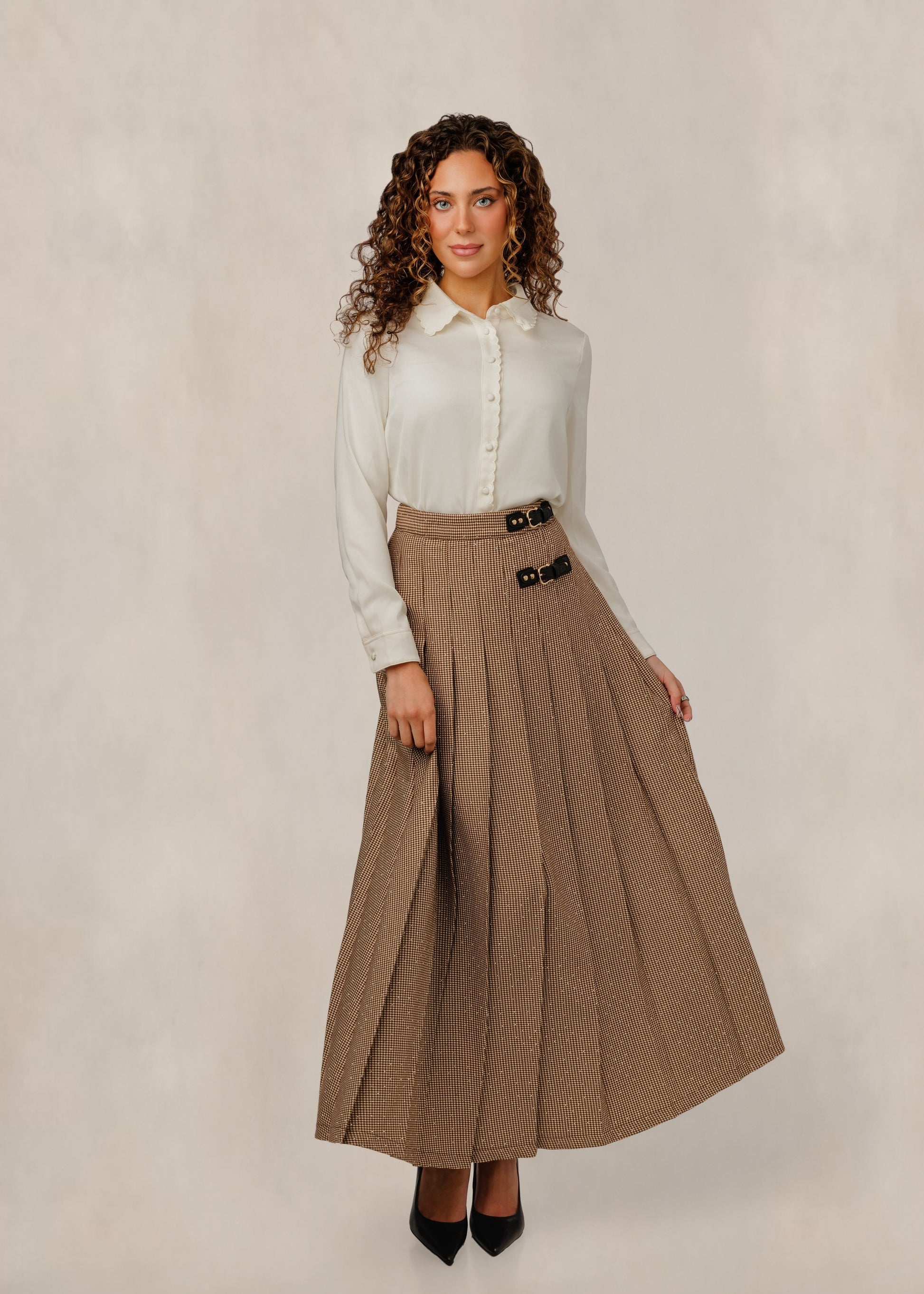 Button Down Blouse - Ivory
