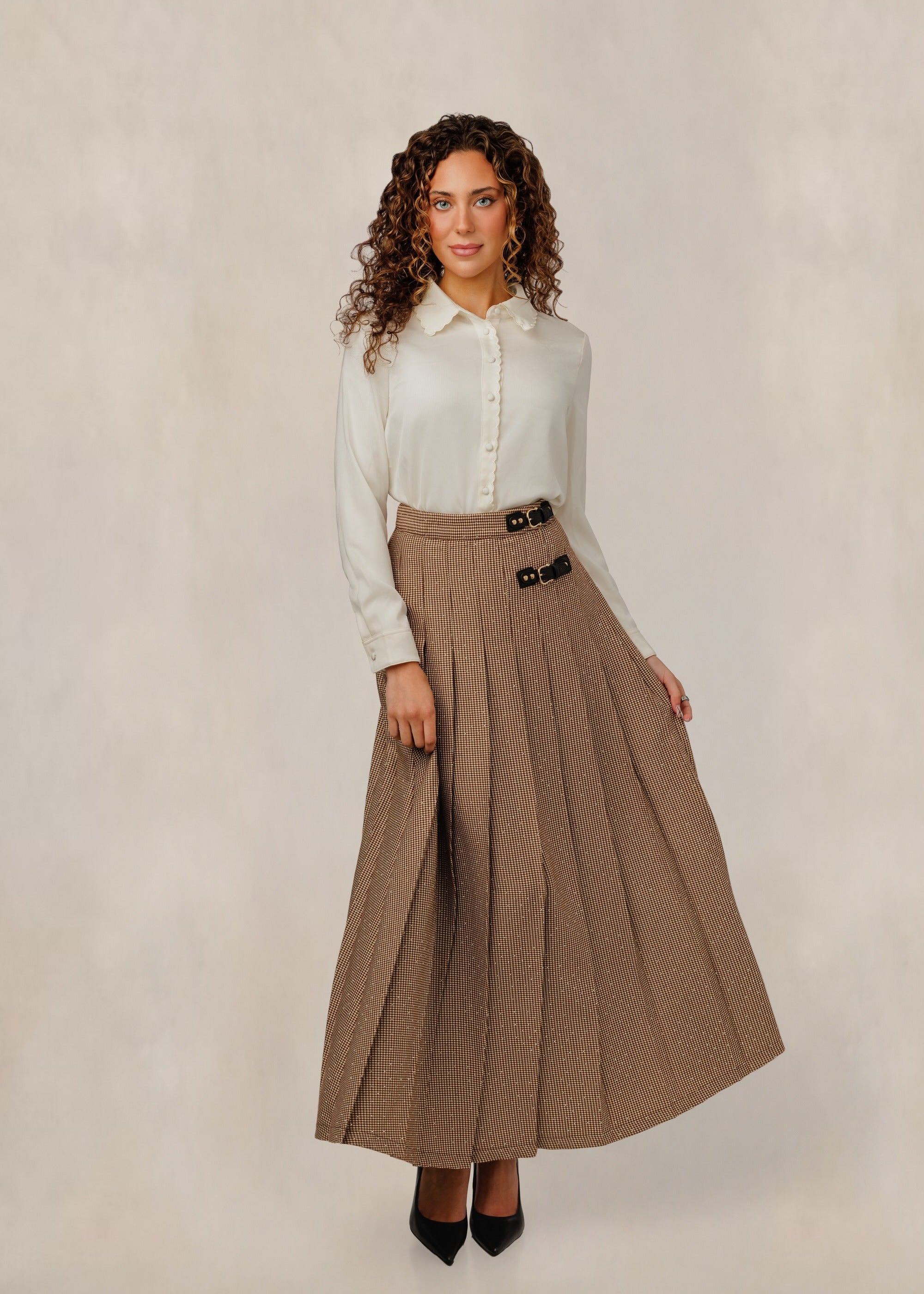 Button Down Blouse - Ivory