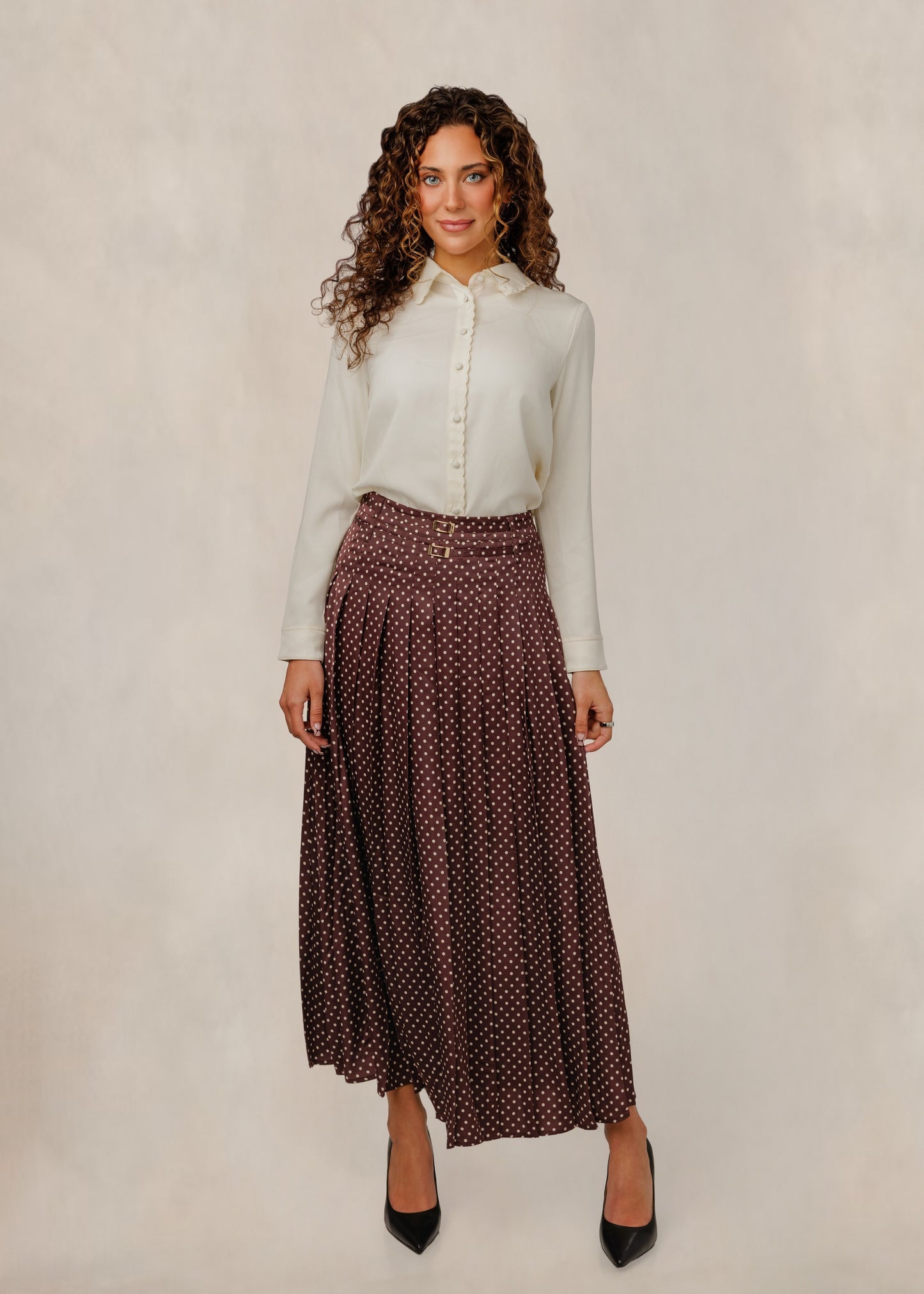 Button Down Blouse - Ivory