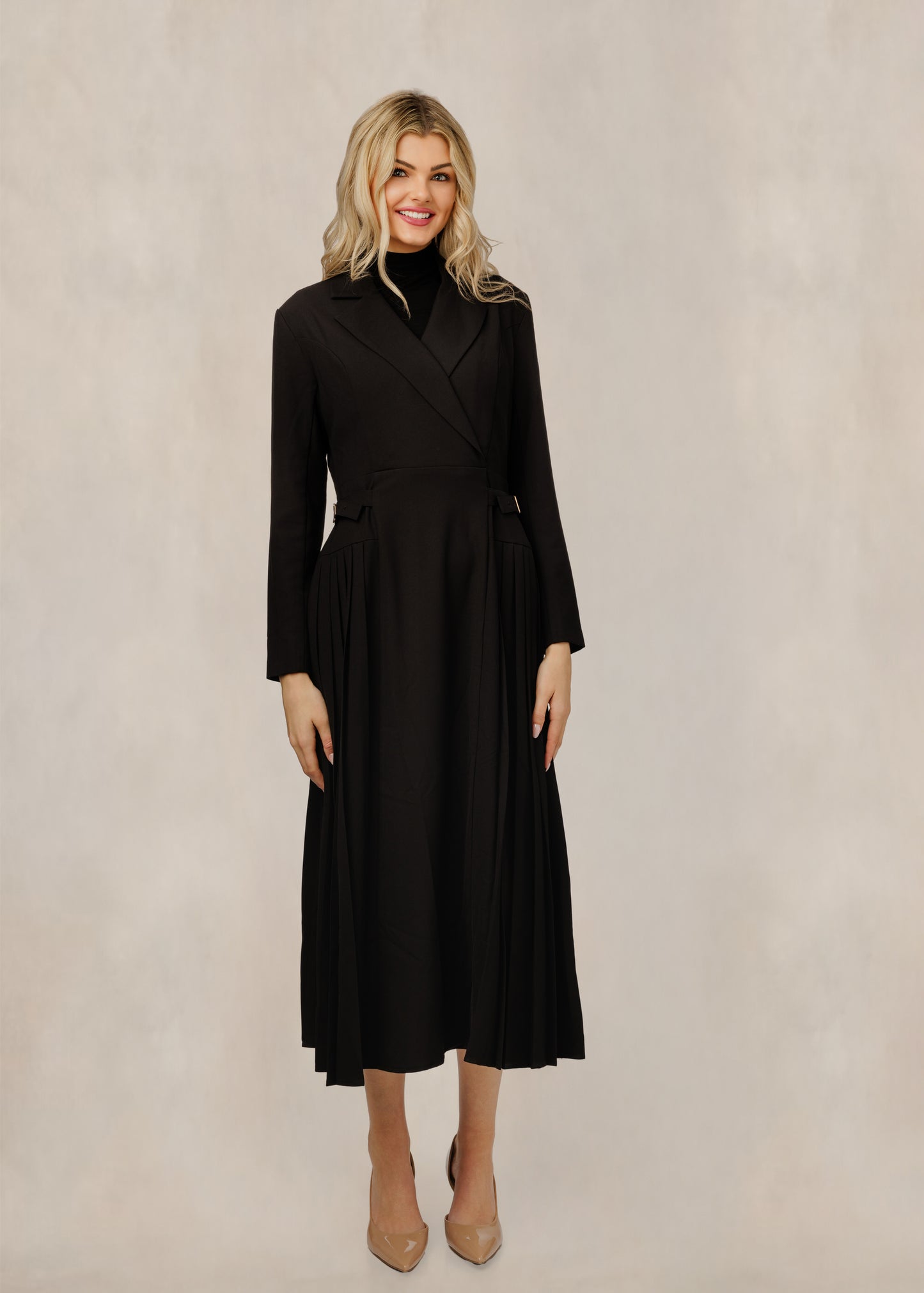 Black Wrap Over Dress