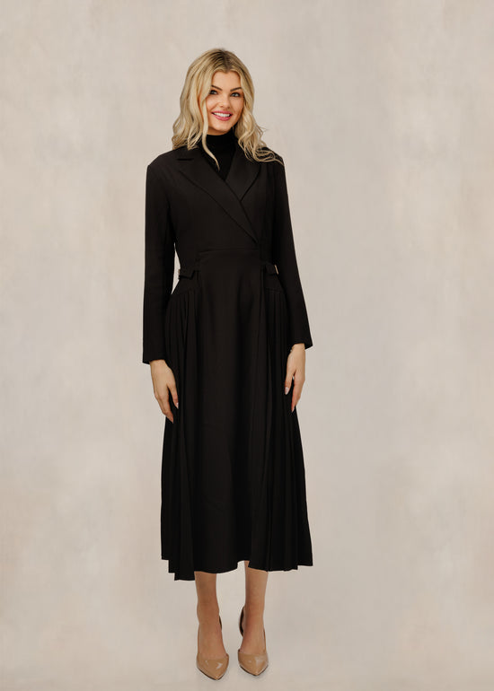Black Wrap Over Dress