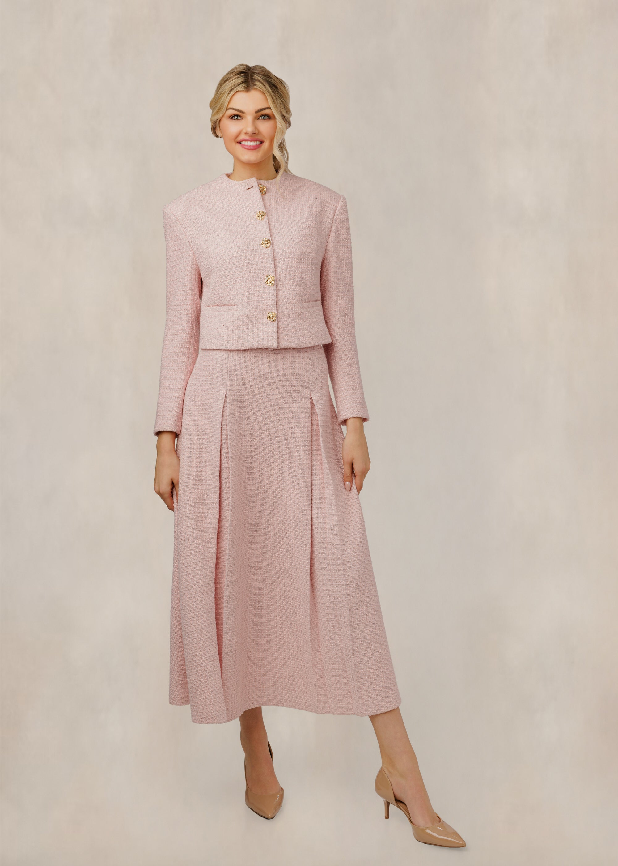 Pink Tweed Jacket