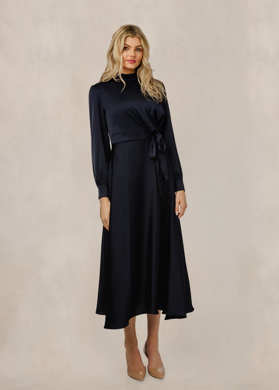 Silk Tie Dress
