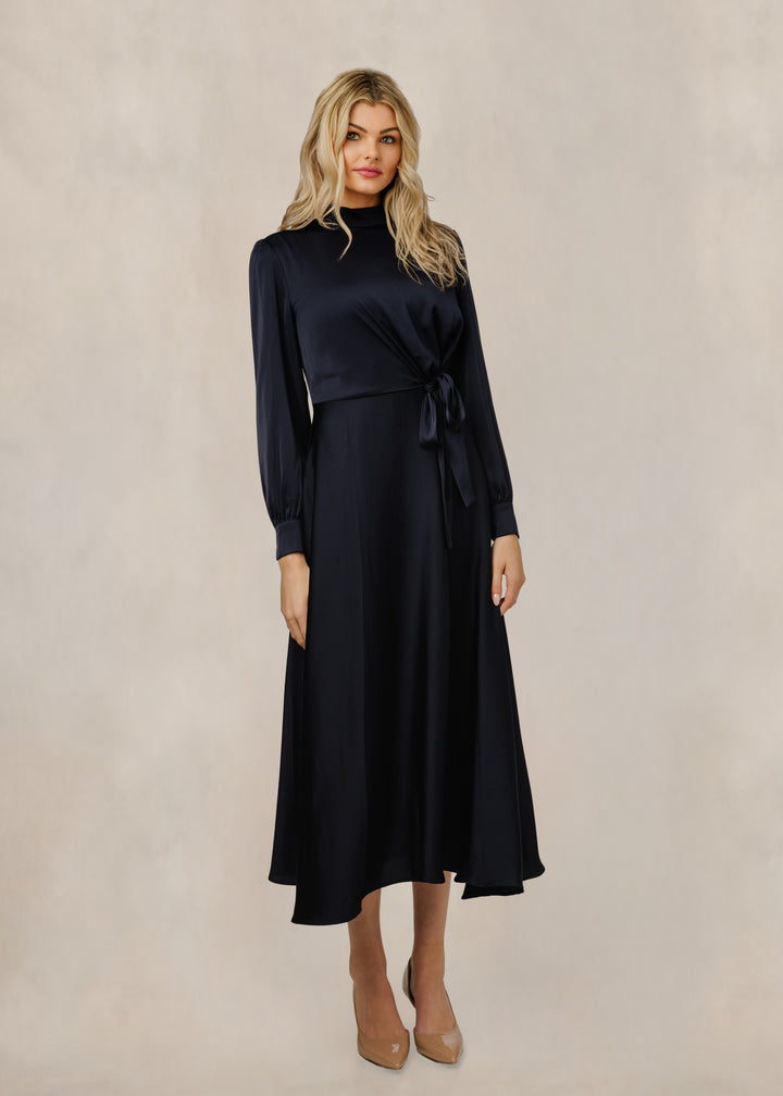 Silk Tie Dress