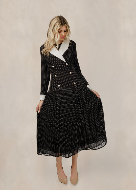 Black Polka Dot Dress