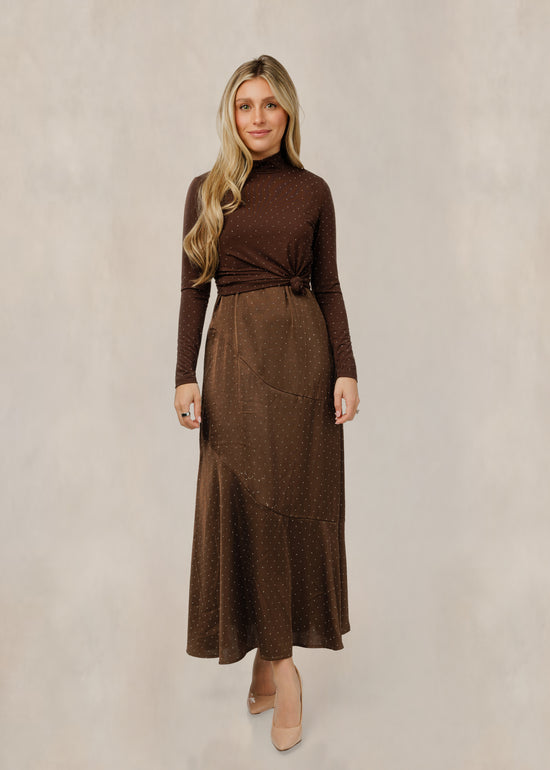 Brown Rhinestone Jumper
