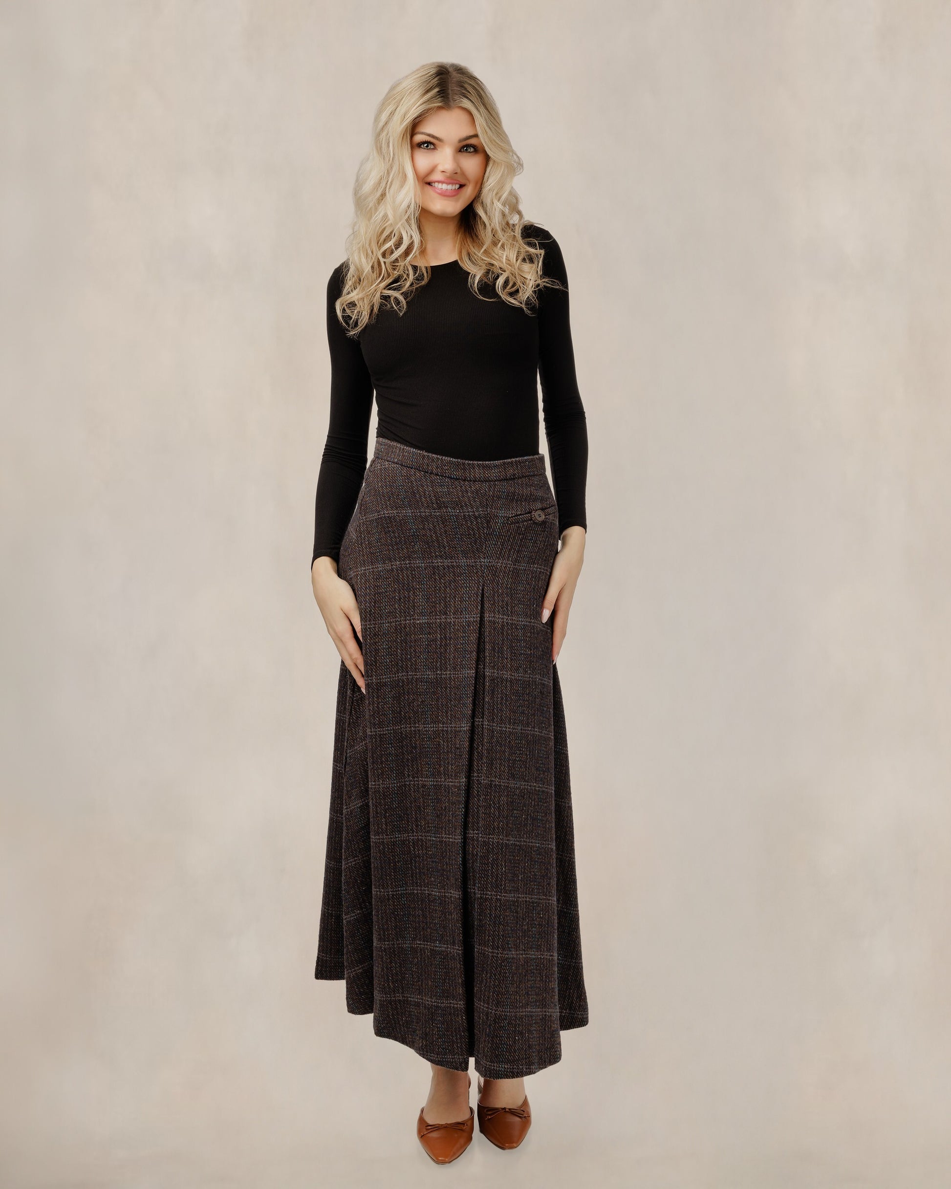Plaid Skirt - WW61059S-A