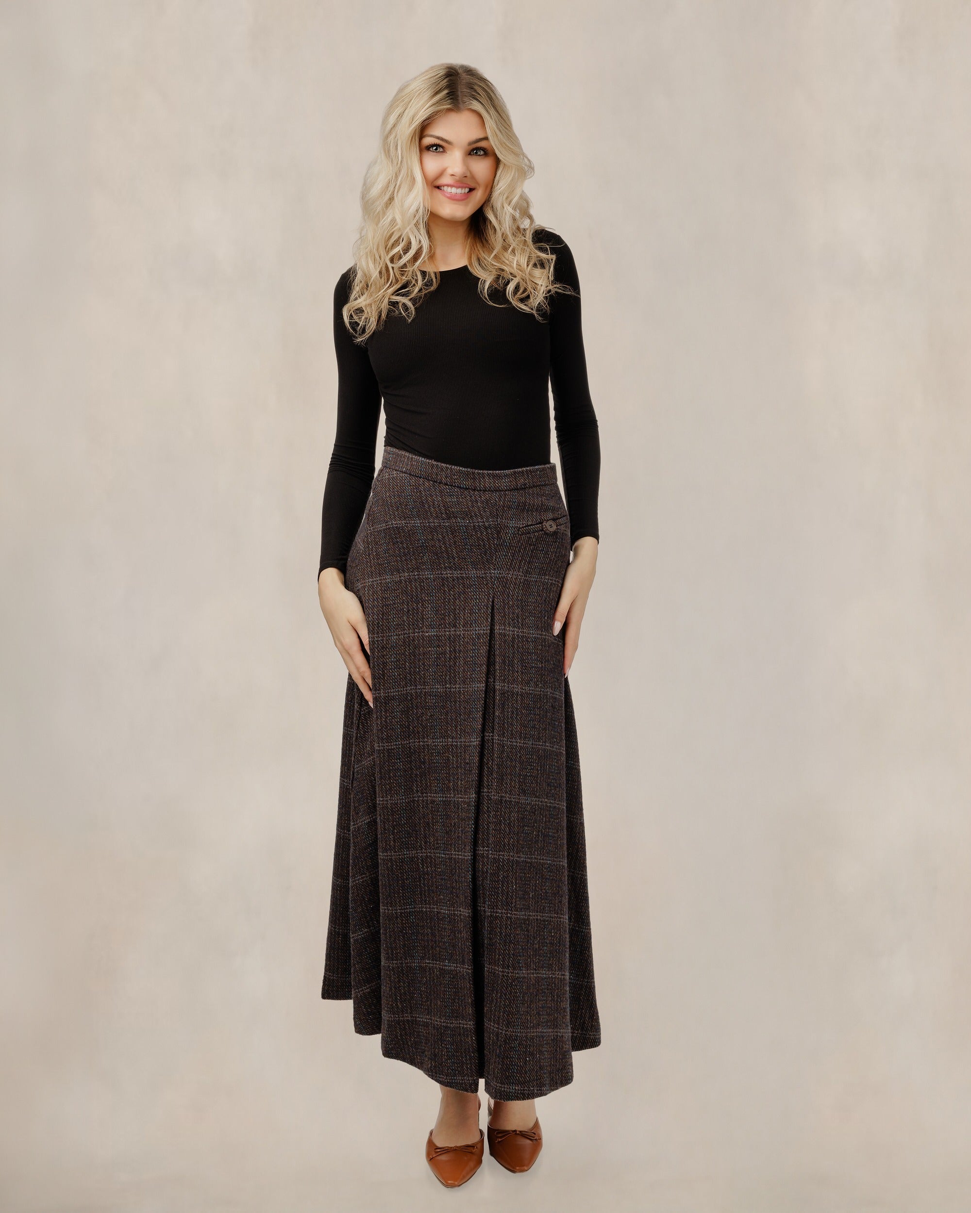 Plaid Skirt - WW61059S-A