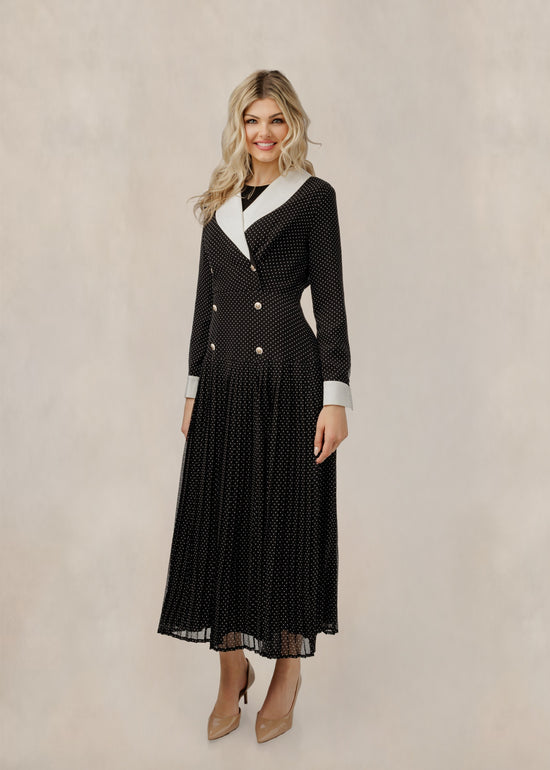 Black Polka Dot Dress